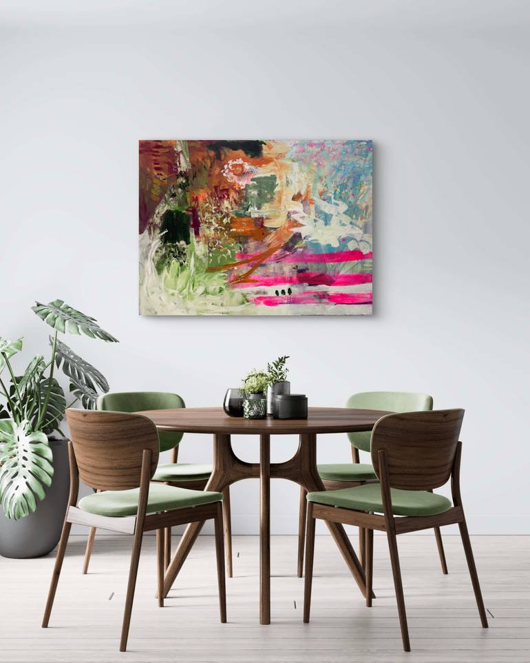 Original Abstract Expressionism Abstract Painting by Peggy Casey-Mason