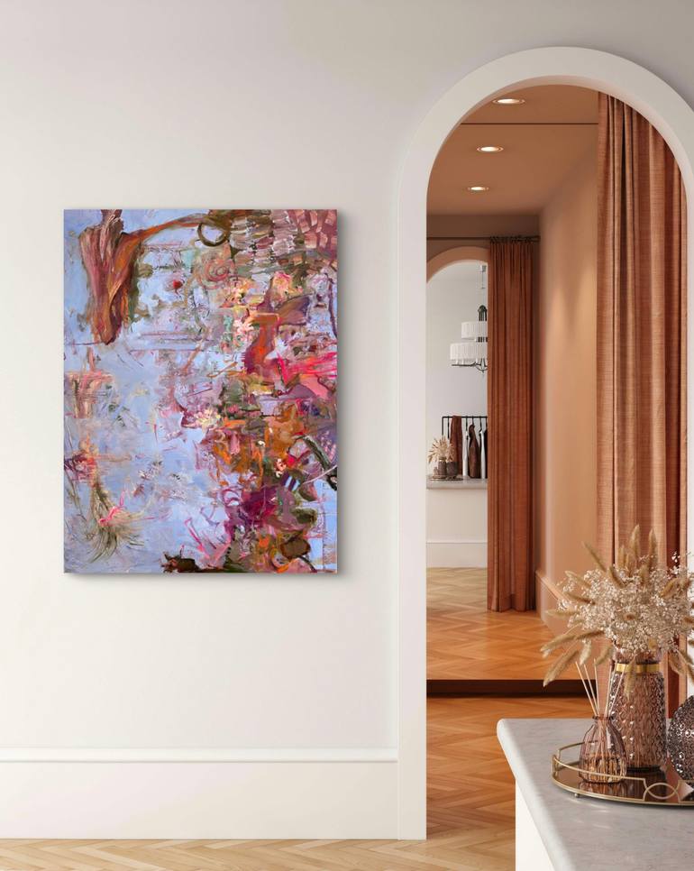 Original Abstract Expressionism Abstract Painting by Peggy Casey-Mason