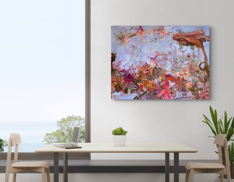 Original Abstract Expressionism Abstract Painting by Peggy Casey-Mason
