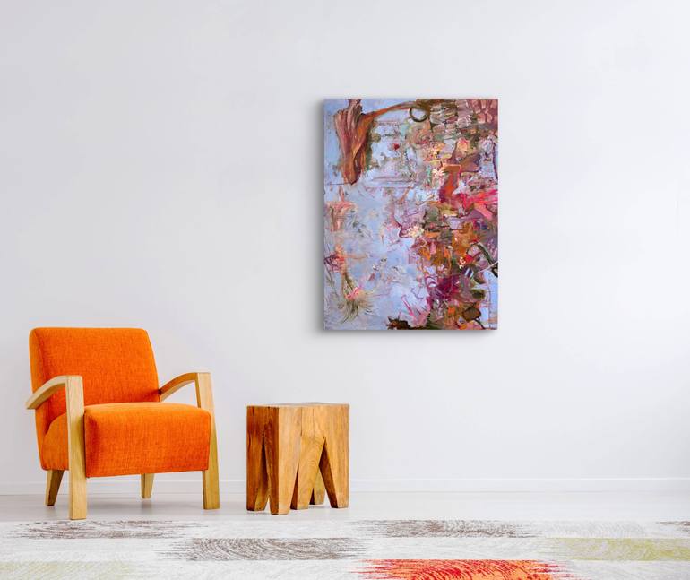 Original Abstract Expressionism Abstract Painting by Peggy Casey-Mason