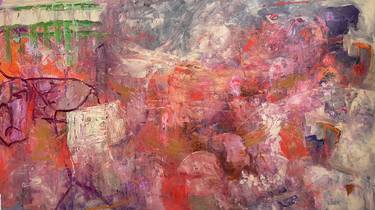 Original Expressionism Landscape Painting by Peggy Casey-Mason