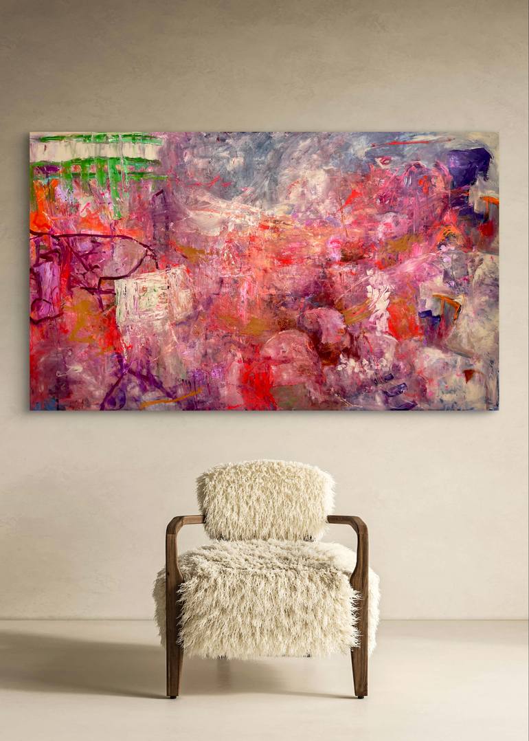 Original Expressionism Landscape Painting by Peggy Casey-Mason