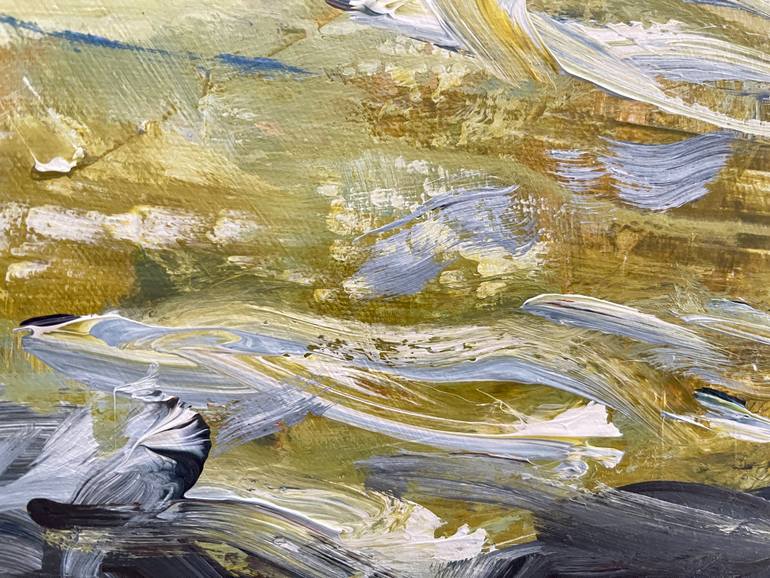 Original Abstract Expressionism Landscape Painting by Peggy Casey-Mason
