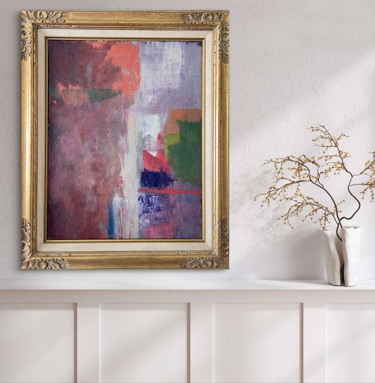 Original Abstract Expressionism Abstract Painting by Peggy Casey-Mason