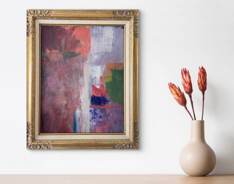 Original Abstract Expressionism Abstract Painting by Peggy Casey-Mason