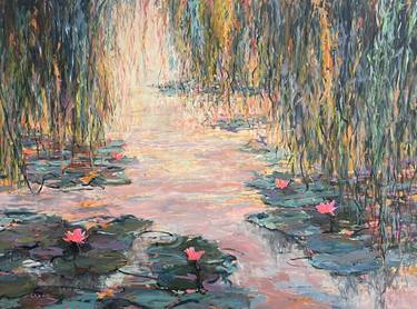 Original Impressionism Landscape Painting by Peggy Casey-Mason