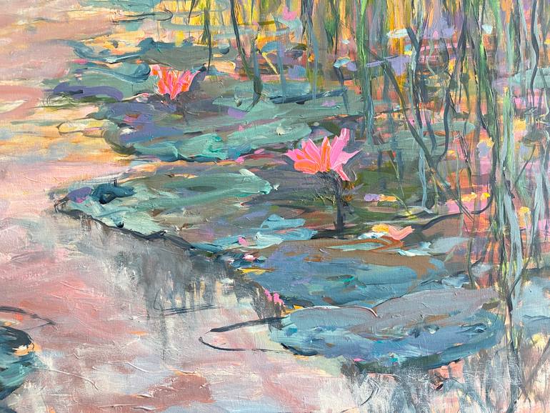 Original Impressionism Landscape Painting by Peggy Casey-Mason