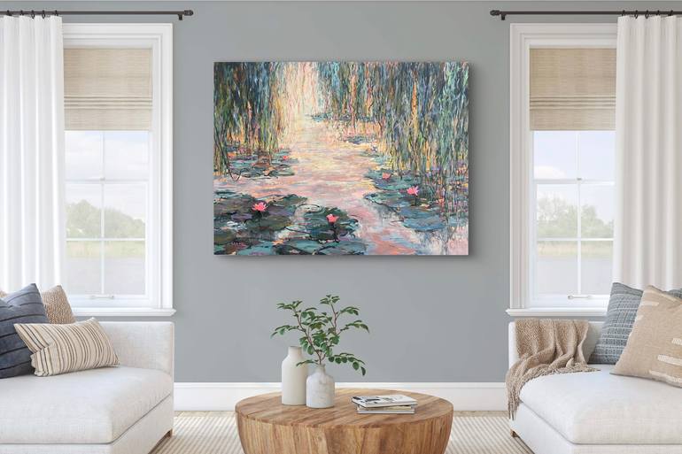 Original Impressionism Landscape Painting by Peggy Casey-Mason