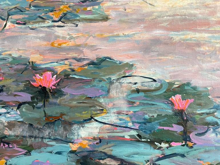 Original Impressionism Landscape Painting by Peggy Casey-Mason