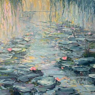Original Impressionism Landscape Painting by Peggy Casey-Mason
