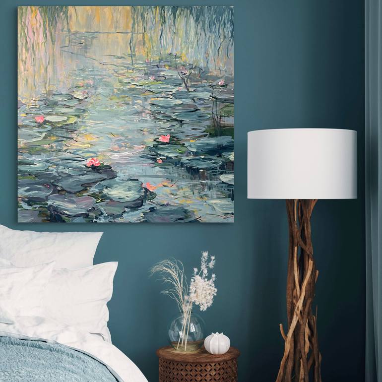 Original Impressionism Landscape Painting by Peggy Casey-Mason