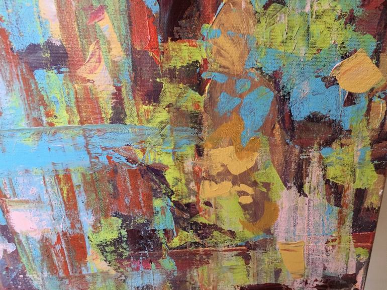 Original Abstract Landscape Painting by Peggy Casey-Mason