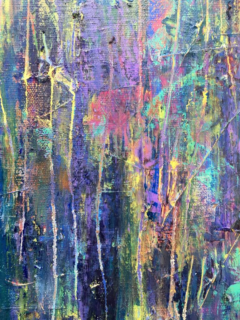 Original Abstract Expressionism Abstract Painting by Peggy Casey-Mason