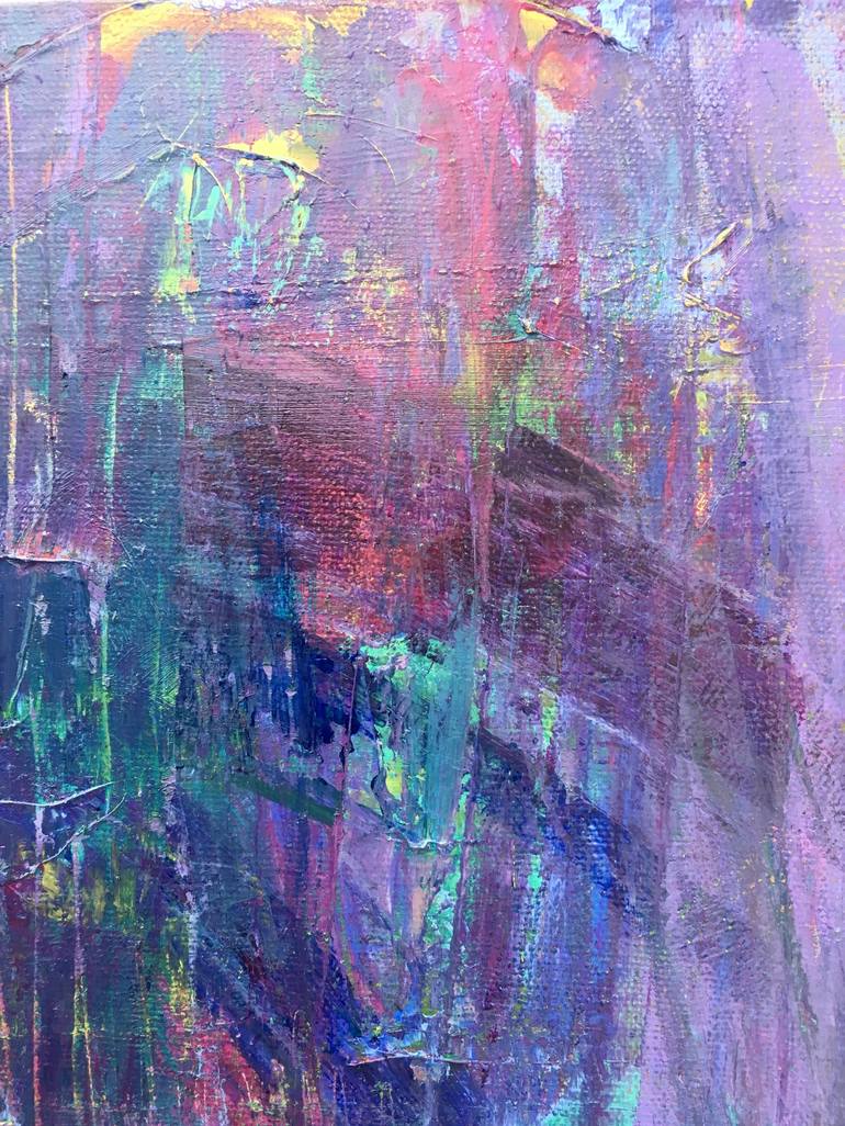 Original Abstract Expressionism Abstract Painting by Peggy Casey-Mason
