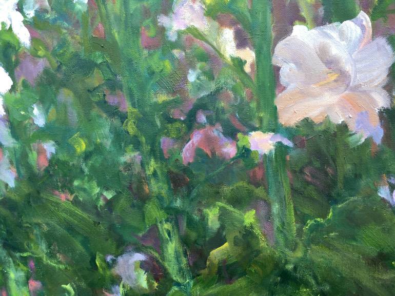 Original Impressionism Floral Painting by Peggy Casey-Mason