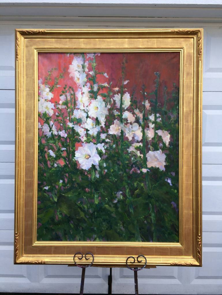 Original Impressionism Floral Painting by Peggy Casey-Mason