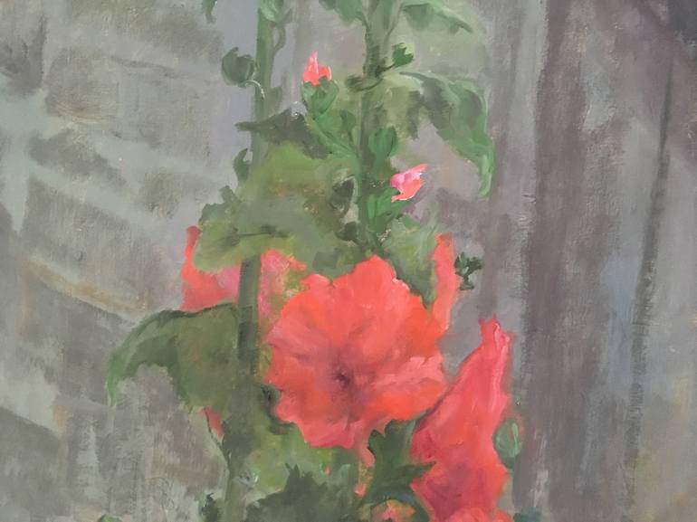 Original Impressionism Floral Painting by Peggy Casey-Mason