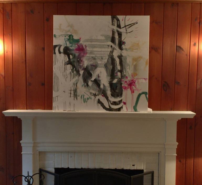 Original Abstract Expressionism Abstract Painting by Peggy Casey-Mason