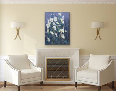 Original Fine Art Floral Paintings by Peggy Casey-Mason