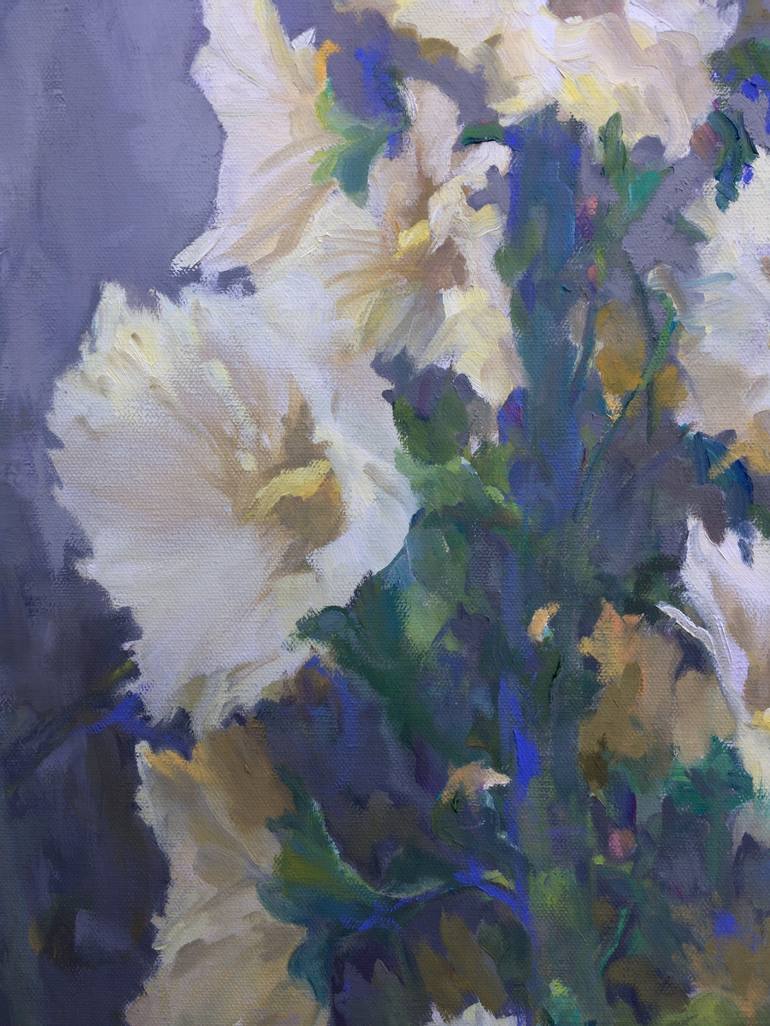 Original Fine Art Floral Painting by Peggy Casey-Mason