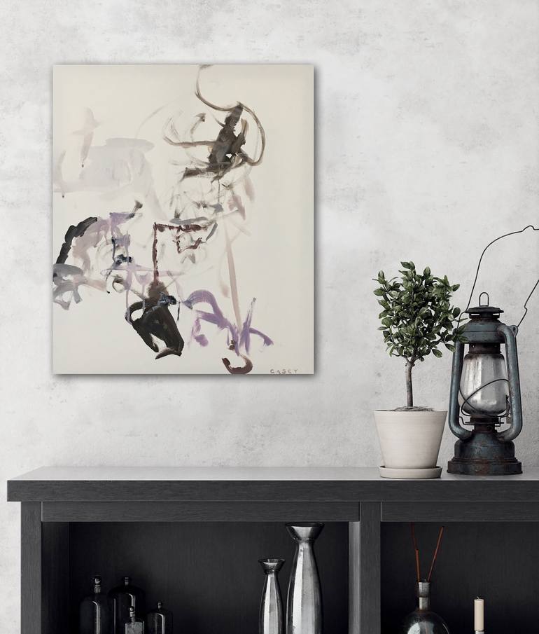Original Abstract Expressionism Abstract Painting by Peggy Casey-Mason