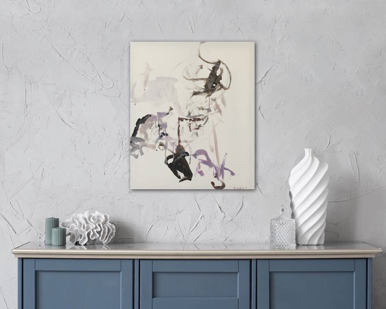 Original Abstract Expressionism Abstract Painting by Peggy Casey-Mason