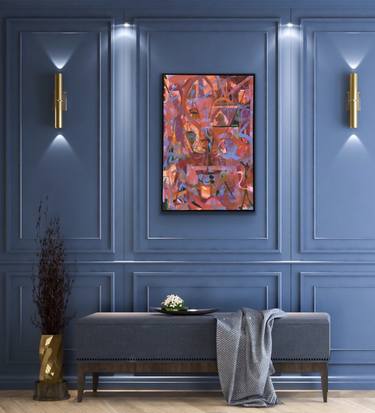Original Abstract Expressionism People Paintings by Peggy Casey-Mason