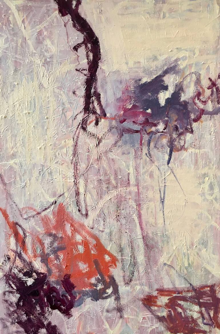 Original Abstract Expressionism Abstract Painting by Peggy Casey-Mason