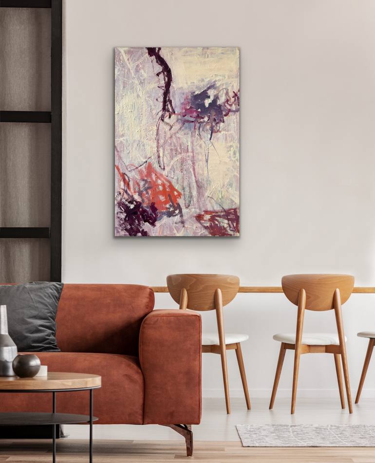 Original Abstract Expressionism Abstract Painting by Peggy Casey-Mason