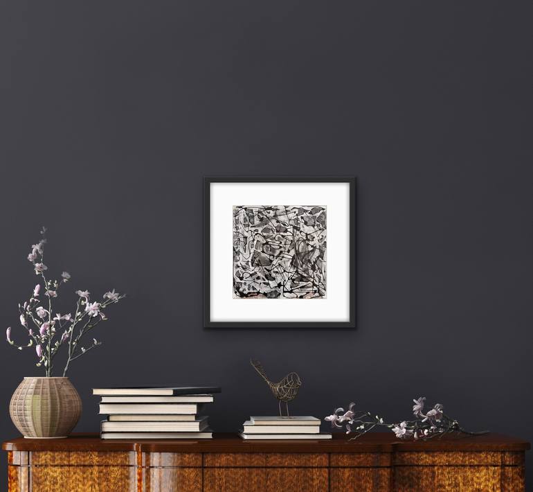 Original Abstract Animal Painting by Peggy Casey-Mason