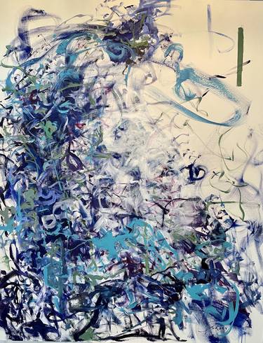 Original Abstract Expressionism Music Paintings by Peggy Casey-Mason