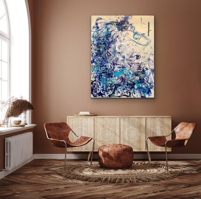 Original Abstract Music Painting by Peggy Casey-Mason