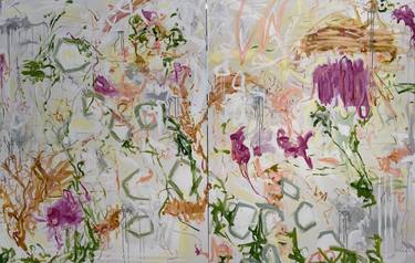 “Descanso Gardens” diptych thumb