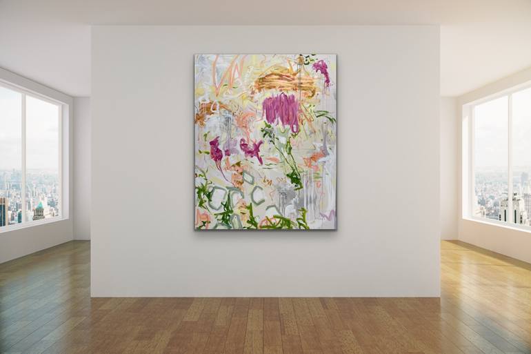 Original Abstract Landscape Painting by Peggy Casey-Mason
