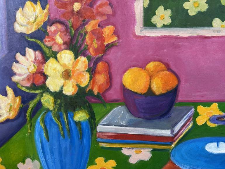 Original Fauvism Still Life Painting by Iryna Benderovska