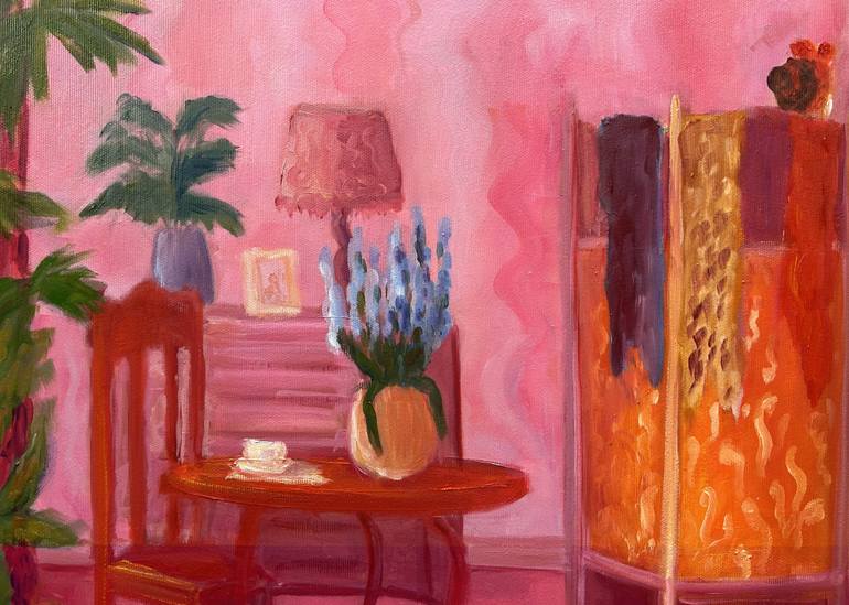 Original Art Deco Fashion Painting by Iryna Benderovska