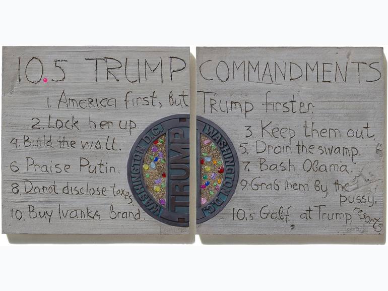 "10.5 Trump Commandments" - Print