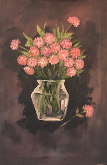 Original Floral Painting by Maria Meli