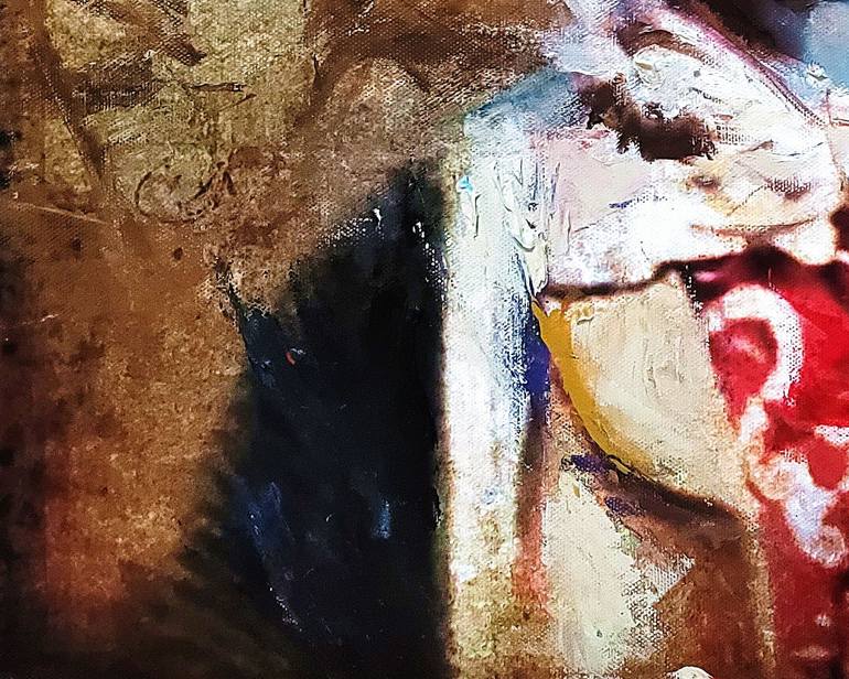 Original Expressionism People Painting by William Iii