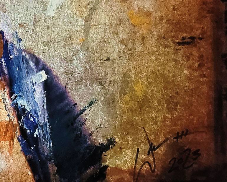 Original Expressionism People Painting by William Iii