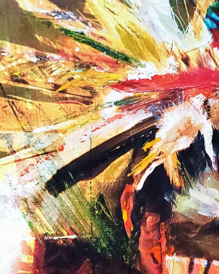 Original Expressionism People Painting by William Iii