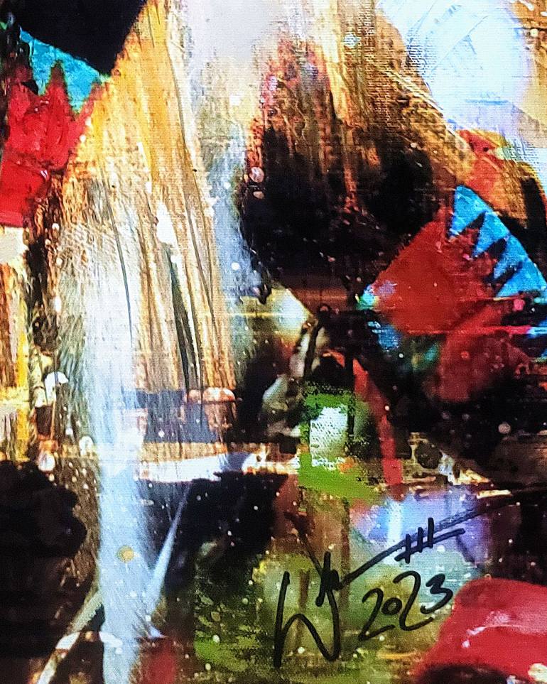 Original Expressionism People Painting by William Iii