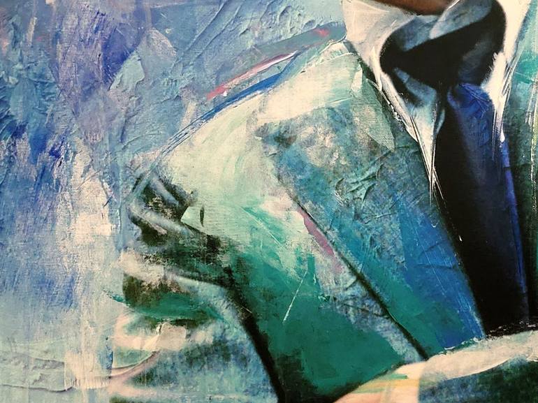 Original Expressionism Pop Culture/Celebrity Mixed Media by William Iii