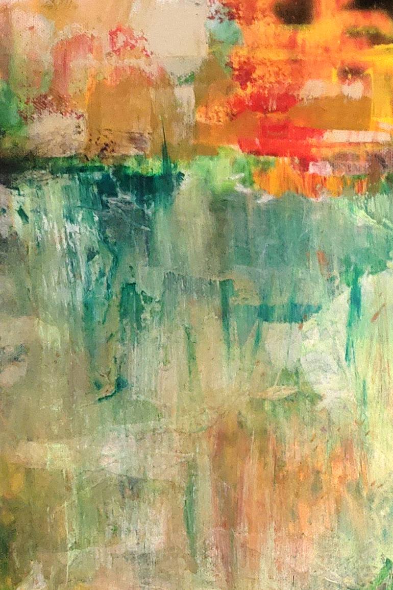 Original Expressionism Garden Painting by William Iii