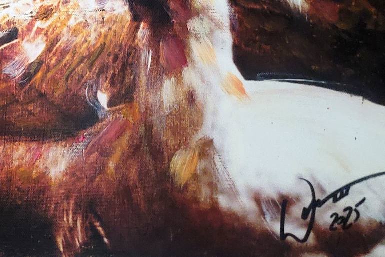 Original Expressionism Animal Painting by William Iii