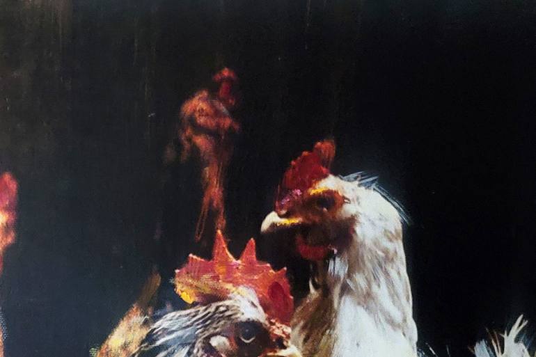 Original Expressionism Animal Painting by William Iii