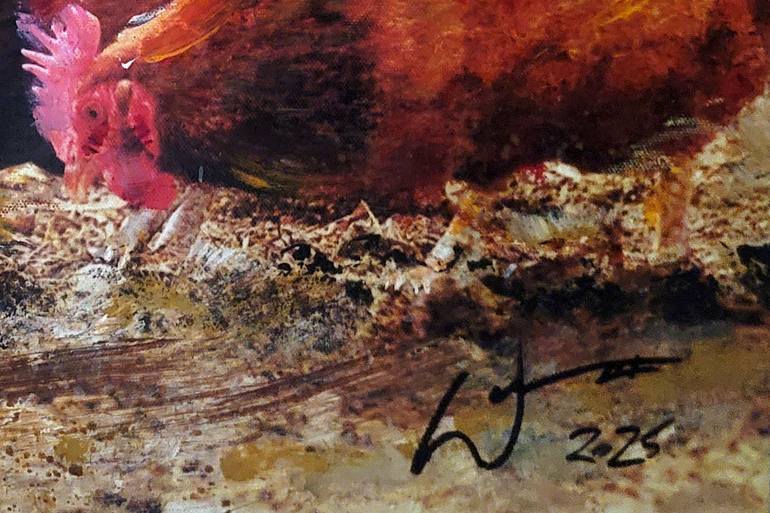 Original Expressionism Animal Painting by William Iii