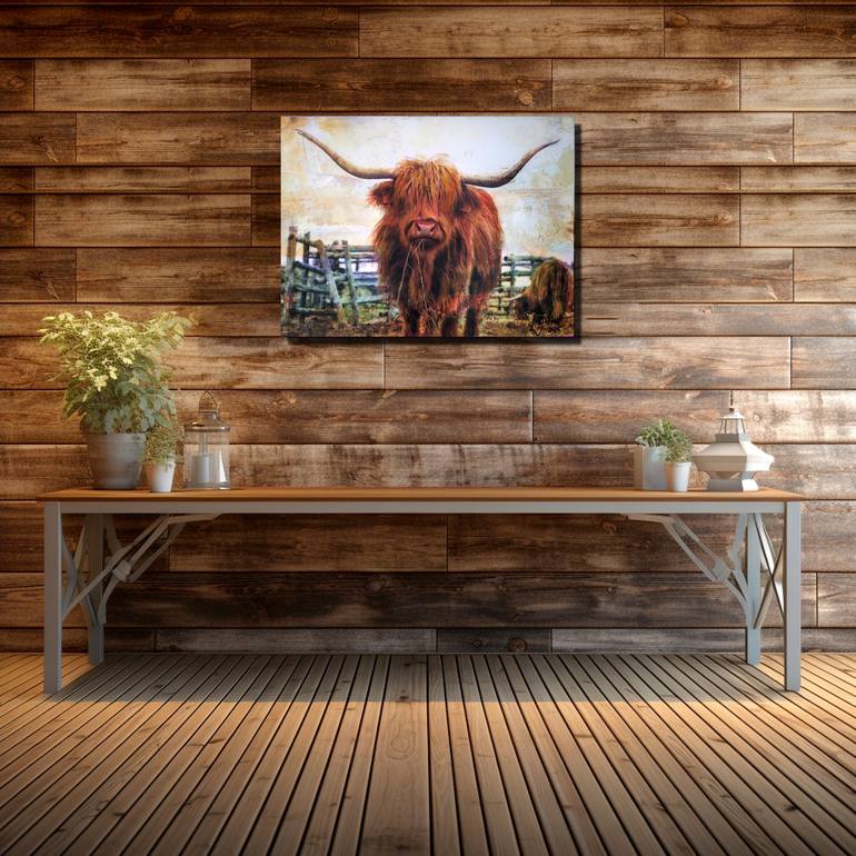 Original Expressionism Animal Painting by William Iii