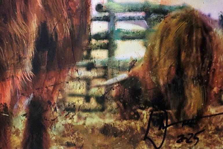 Original Expressionism Animal Painting by William Iii