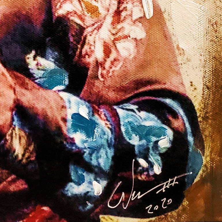 Original Expressionism Pop Culture/Celebrity Painting by William Iii